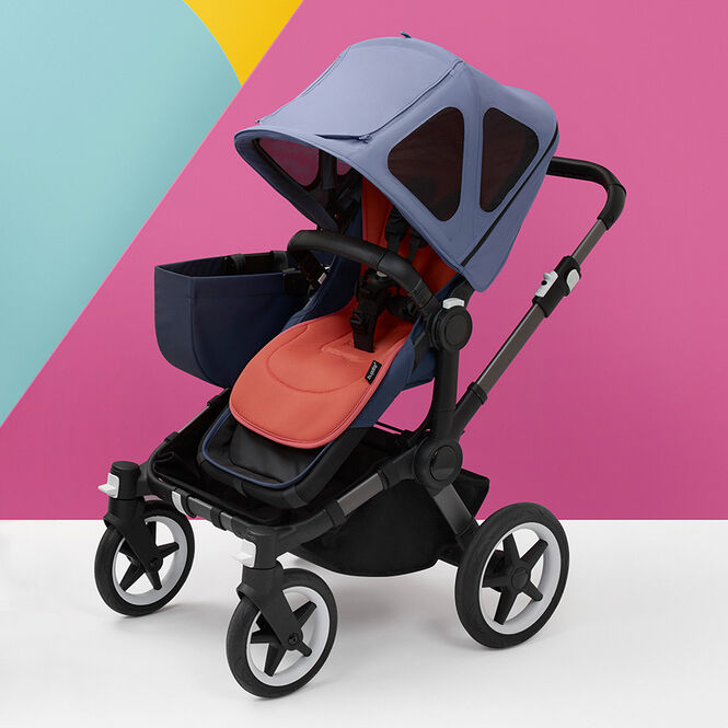 Bugaboo Donkey breezy sun canopy Misty grey Bugaboo US